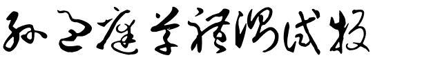 孙过庭草体测试版.ttf