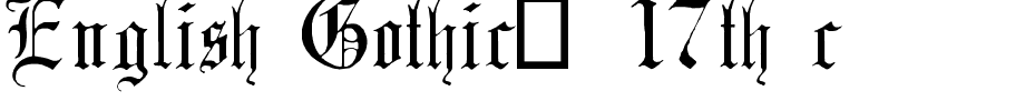 English Gothic.ttf