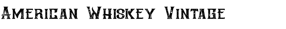 American Whiskey Vintage.otf