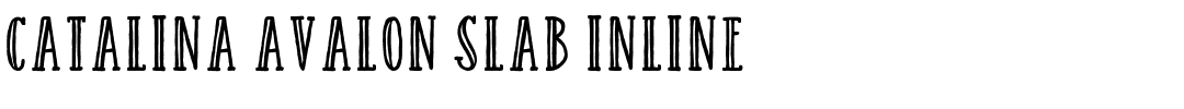 Catalina Avalon Slab Inline.otf