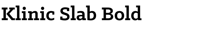 Klinic Slab Bold.otf