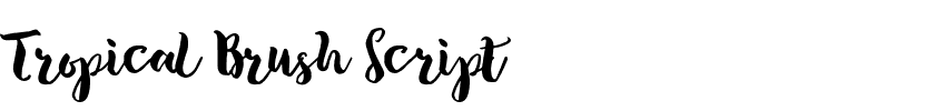 Tropical Brush Script.otf