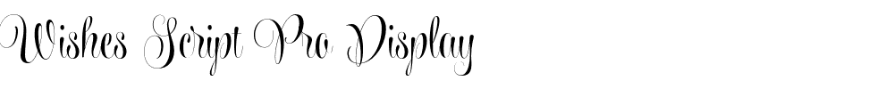 Wishes Script Pro Display.otf