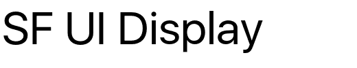 SF UI Display.otf
