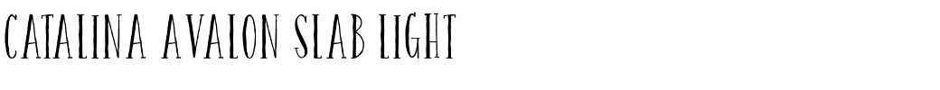 Catalina Avalon Slab Light.ttf