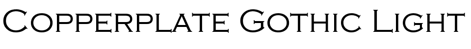 Copperplate Gothic Light.ttf
