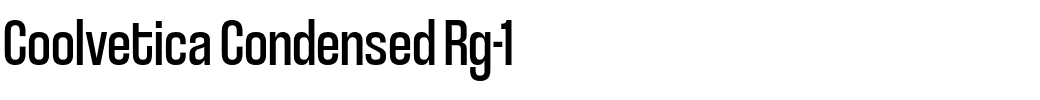Coolvetica Condensed Rg-1