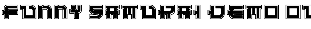 Funny Samurai Demo Outline.ttf