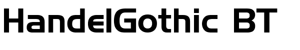 HandelGothic BT.ttf