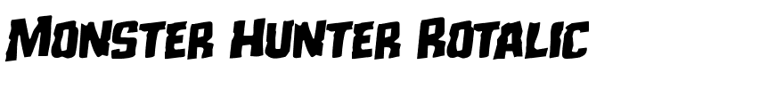 Monster Hunter Rotalic