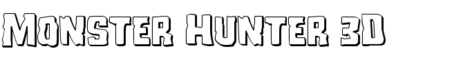 Monster Hunter 3D.ttf