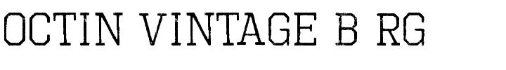 Octin Vintage B Rg.ttf