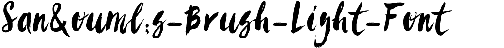 Sanös-Brush-Light-Font.ttf