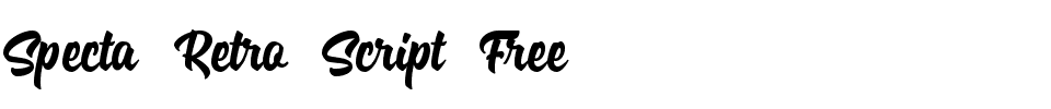 Specta Retro Script Free.ttf