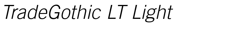 TradeGothic LT Light.ttf