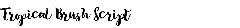 Tropical Brush Script.ttf