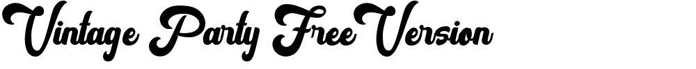 Vintage Party FreeVersion.ttf