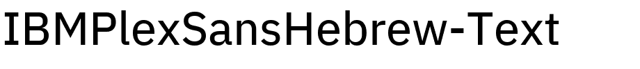 IBMPlexSansHebrew-Text.ttf