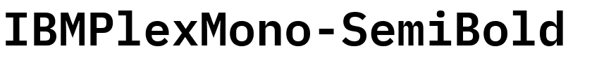 IBMPlexMono-SemiBold.ttf