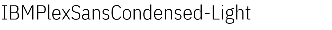 IBMPlexSansCondensed-Light.ttf