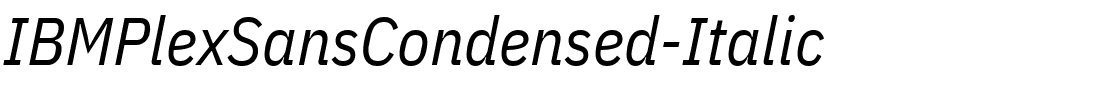 IBMPlexSansCondensed-Italic.ttf