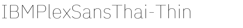 IBMPlexSansThai-Thin.ttf