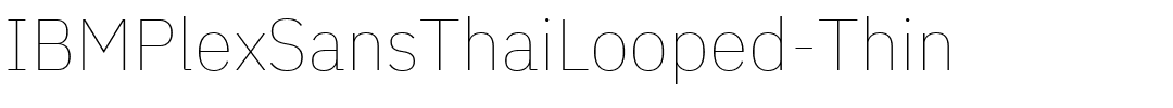 IBMPlexSansThaiLooped-Thin.ttf