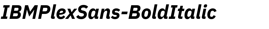IBMPlexSans-BoldItalic.ttf