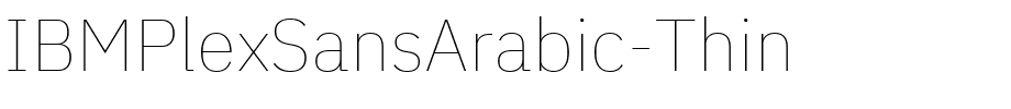 IBMPlexSansArabic-Thin.ttf
