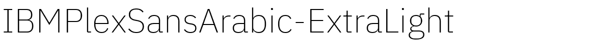 IBMPlexSansArabic-ExtraLight.ttf