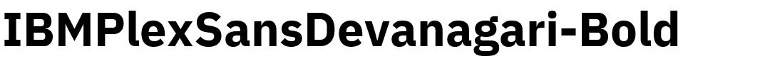 IBMPlexSansDevanagari-Bold.ttf