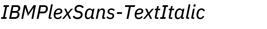 IBMPlexSans-TextItalic.ttf