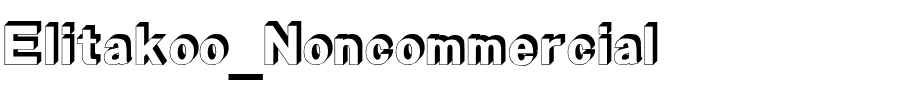 Elitakoo_Noncommercial.ttf