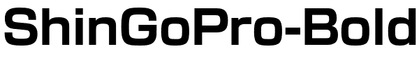 ShinGoPro-Bold.otf