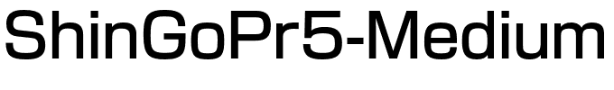 ShinGoPr5-Medium.otf