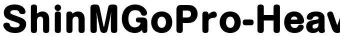 ShinMGoPro-Heavy.otf