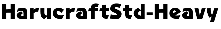 HarucraftStd-Heavy.otf