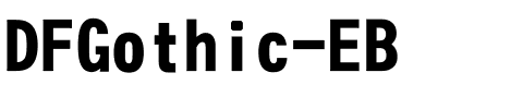 DFGothic-EB.ttc