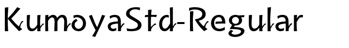 KumoyaStd-Regular.otf