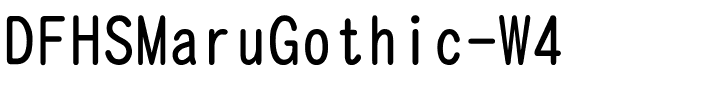 DFHSMaruGothic-W4.ttc
