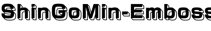 ShinGoMin-Emboss.otf