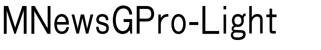 MNewsGPro-Light.otf