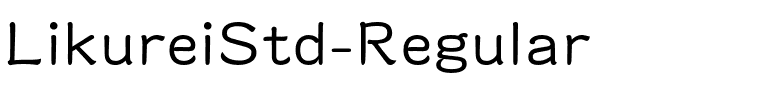 LikureiStd-Regular.otf
