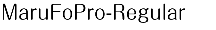 MaruFoPro-Regular.otf
