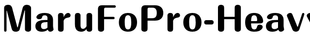 MaruFoPro-Heavy.otf