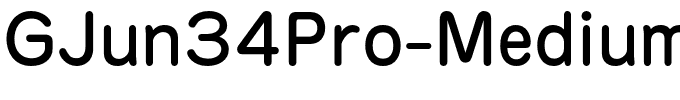 GJun34Pro-Medium.otf