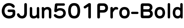 GJun501Pro-Bold.otf