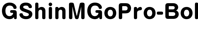 GShinMGoPro-Bold.otf