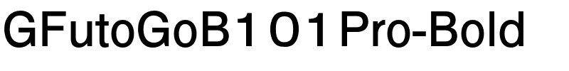 GFutoGoB101Pro-Bold.otf