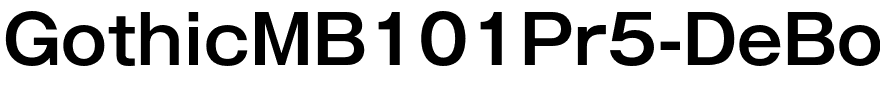 GothicMB101Pr5-DeBold.otf